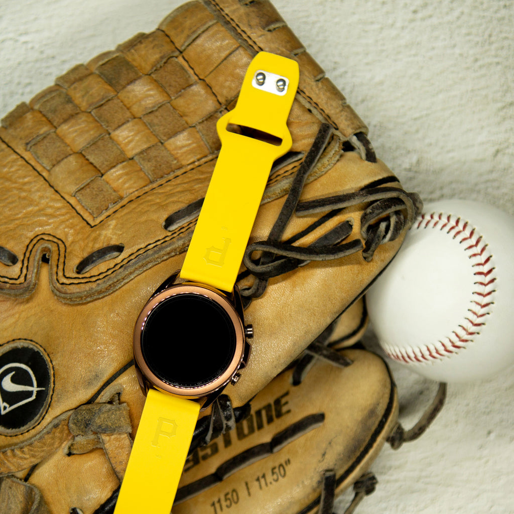 Pittsburgh Pirates Engraved Silicone Watch Band - Affinity Bands