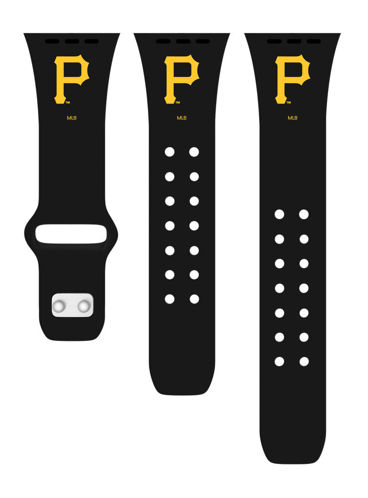 Pittsburgh Pirates Silicone Apple Watch Band - Affinity Bands