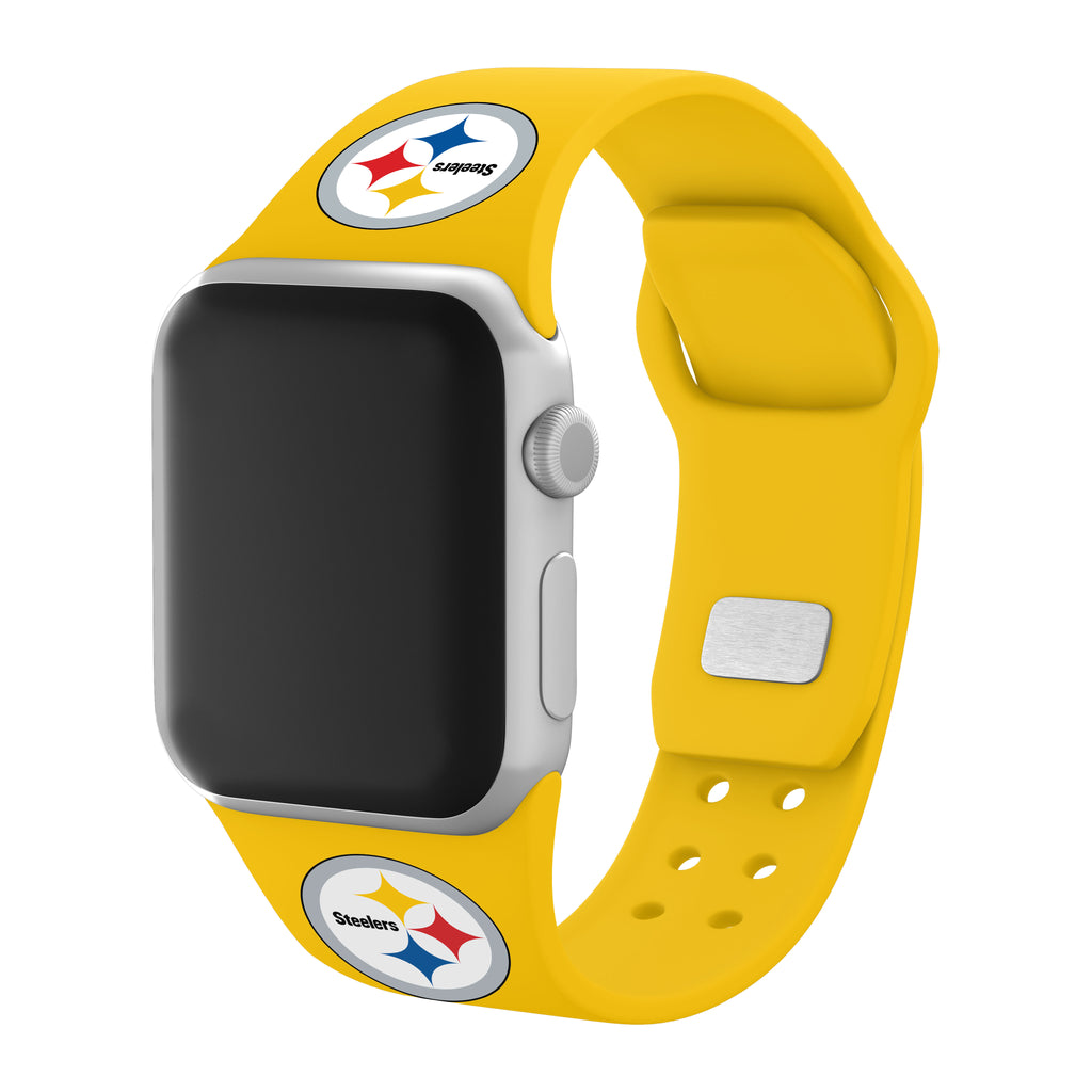 Pittsburgh Steelers Silicone Apple Watch Band - Affinity Bands