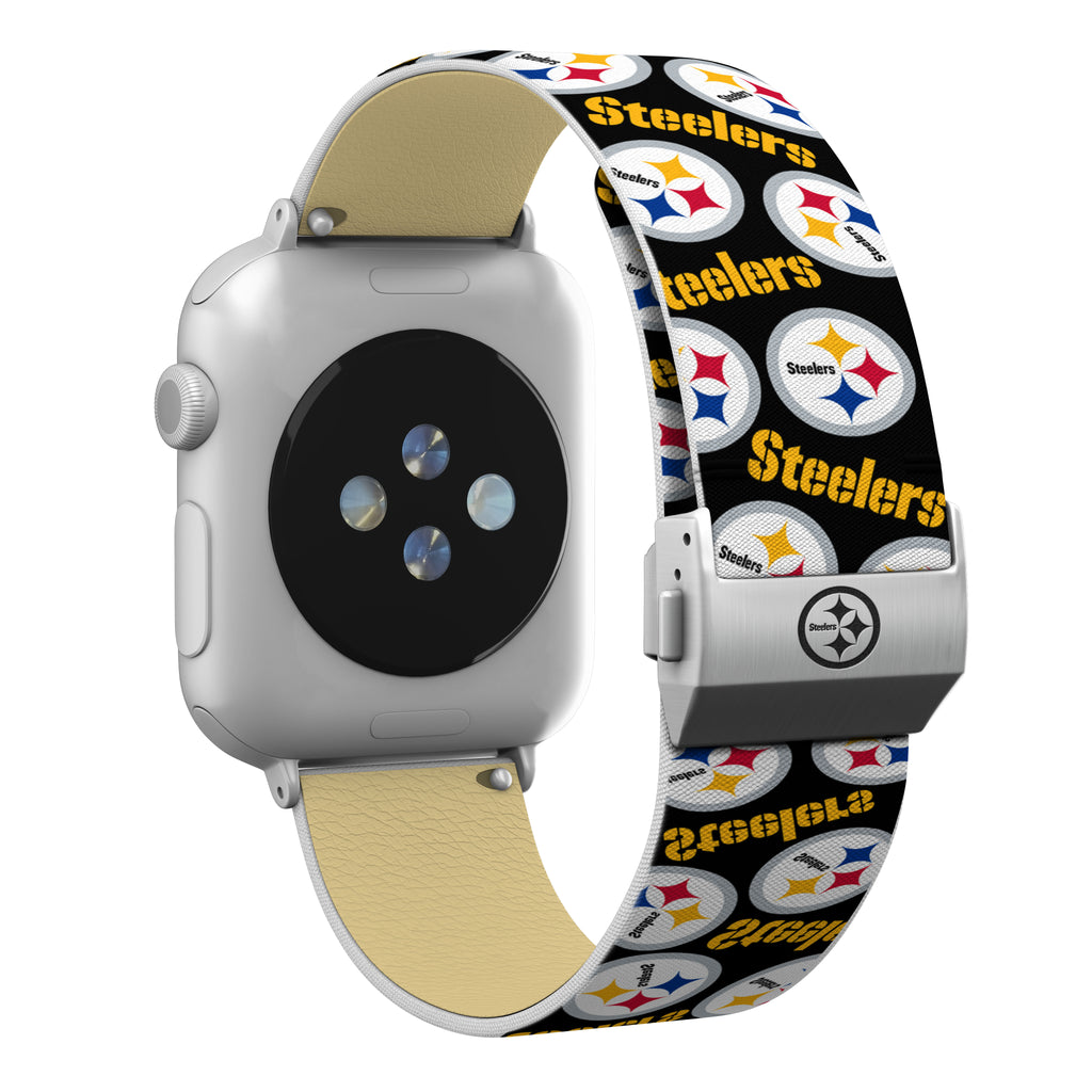 Game Time Pittsburgh Steelers Apple Watch Band Yellow / 42/44/45mm