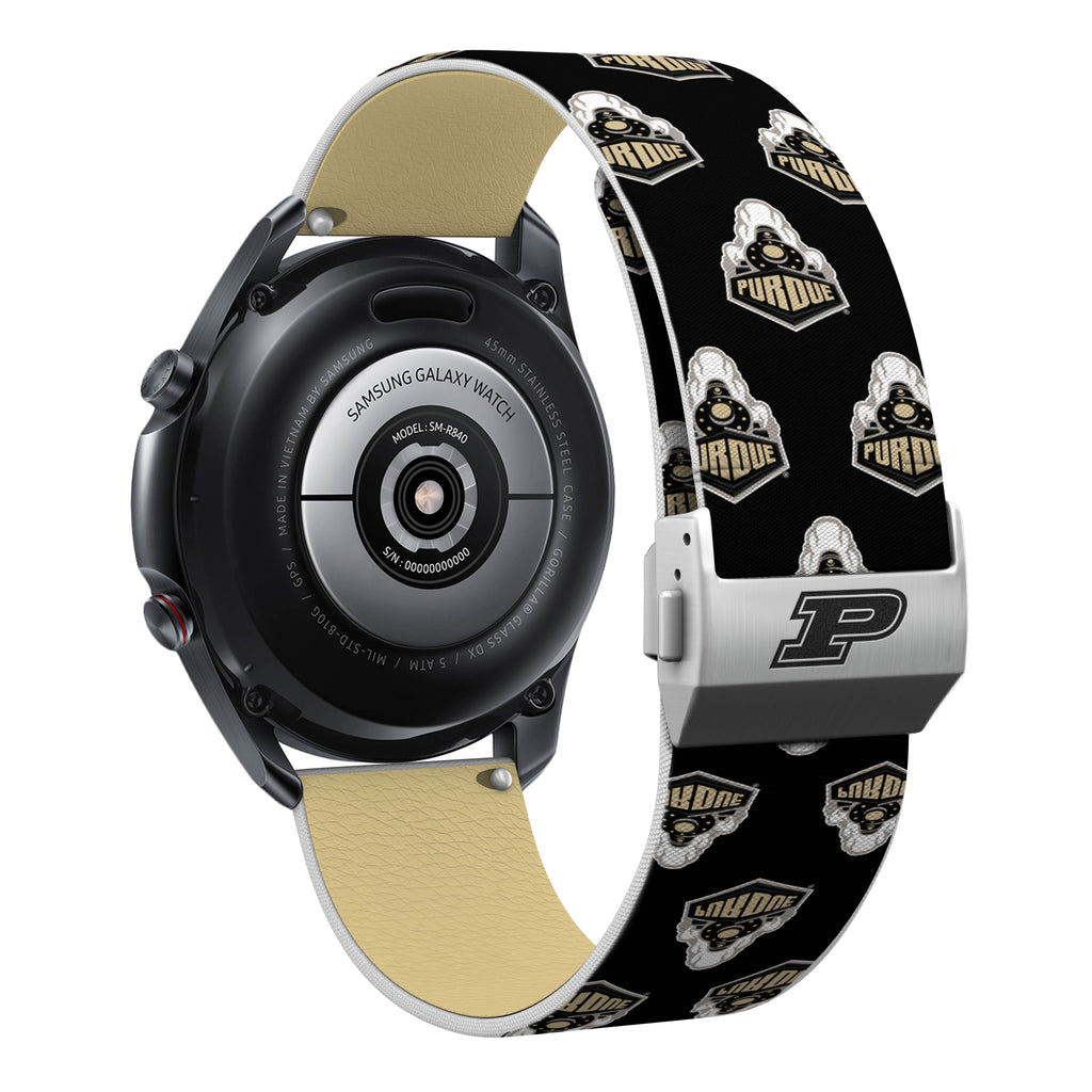 Purdue Boilermakers Full Print Quick Change Watch Band With Engraved Buckle - AffinityBands