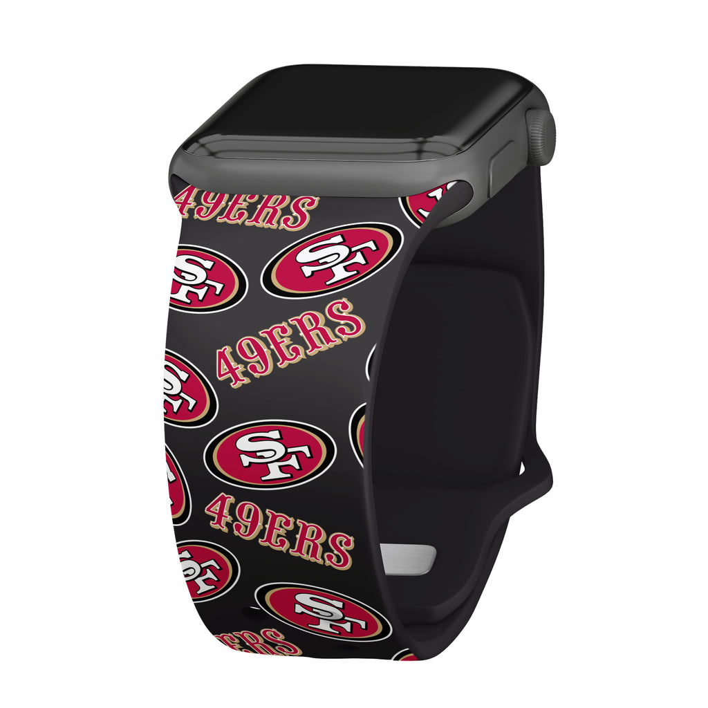 Game Time San Francisco 49ers HD Watch Band Compatible with Samsung Galaxy Watch 22mm / Short / Random