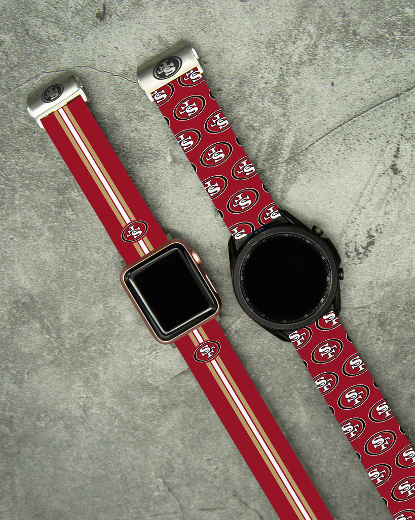 Game Time San Francisco 49ers HD Watch Band Compatible with Apple Watch