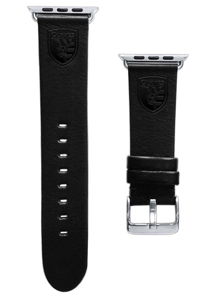San Jose Earthquakes Leather Apple Watch Band - AffinityBands