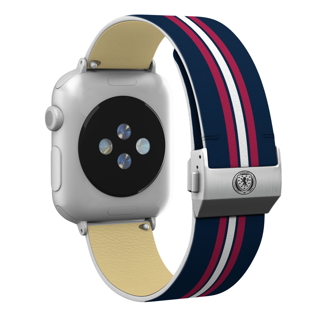 Scotland Full Print Apple Watch Band With Engraved Buckle - AffinityBands