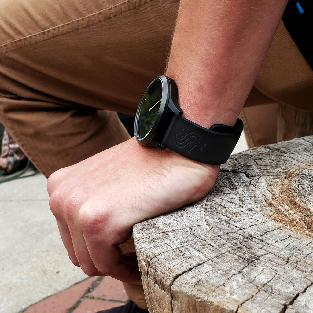 Seattle Kraken Engraved Silicone Watchband - AffinityBands