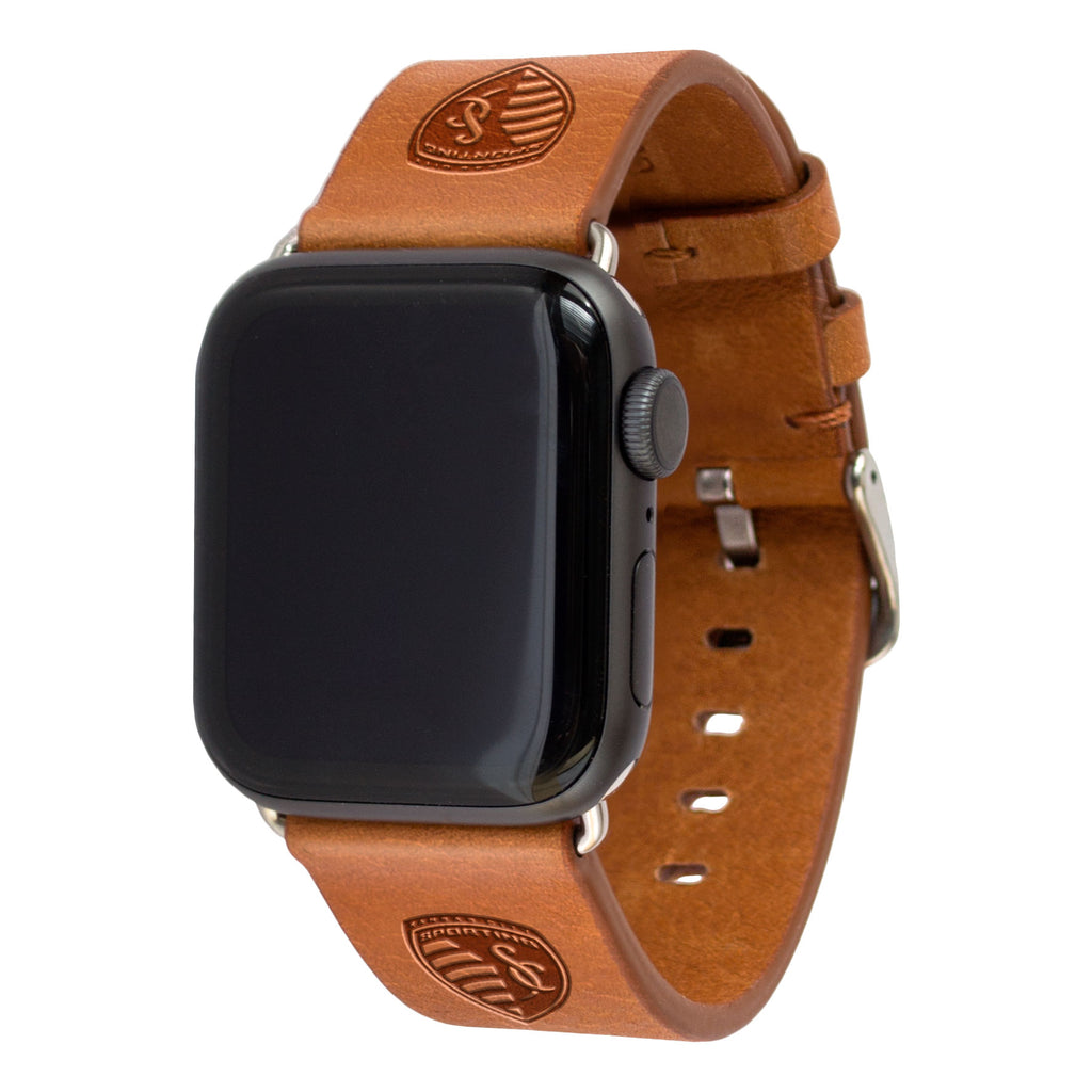 Sporting Kansas City Leather Apple Watch Band - AffinityBands