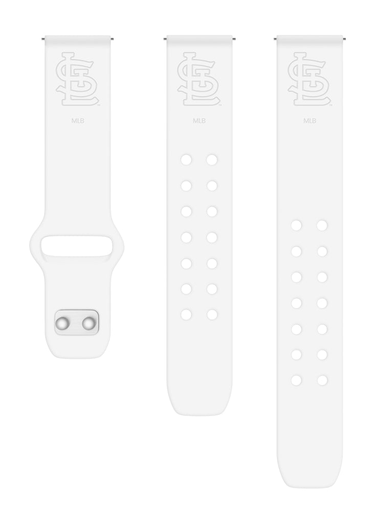 St. Louis Cardinals Engraved Silicone Watch Band - AffinityBands