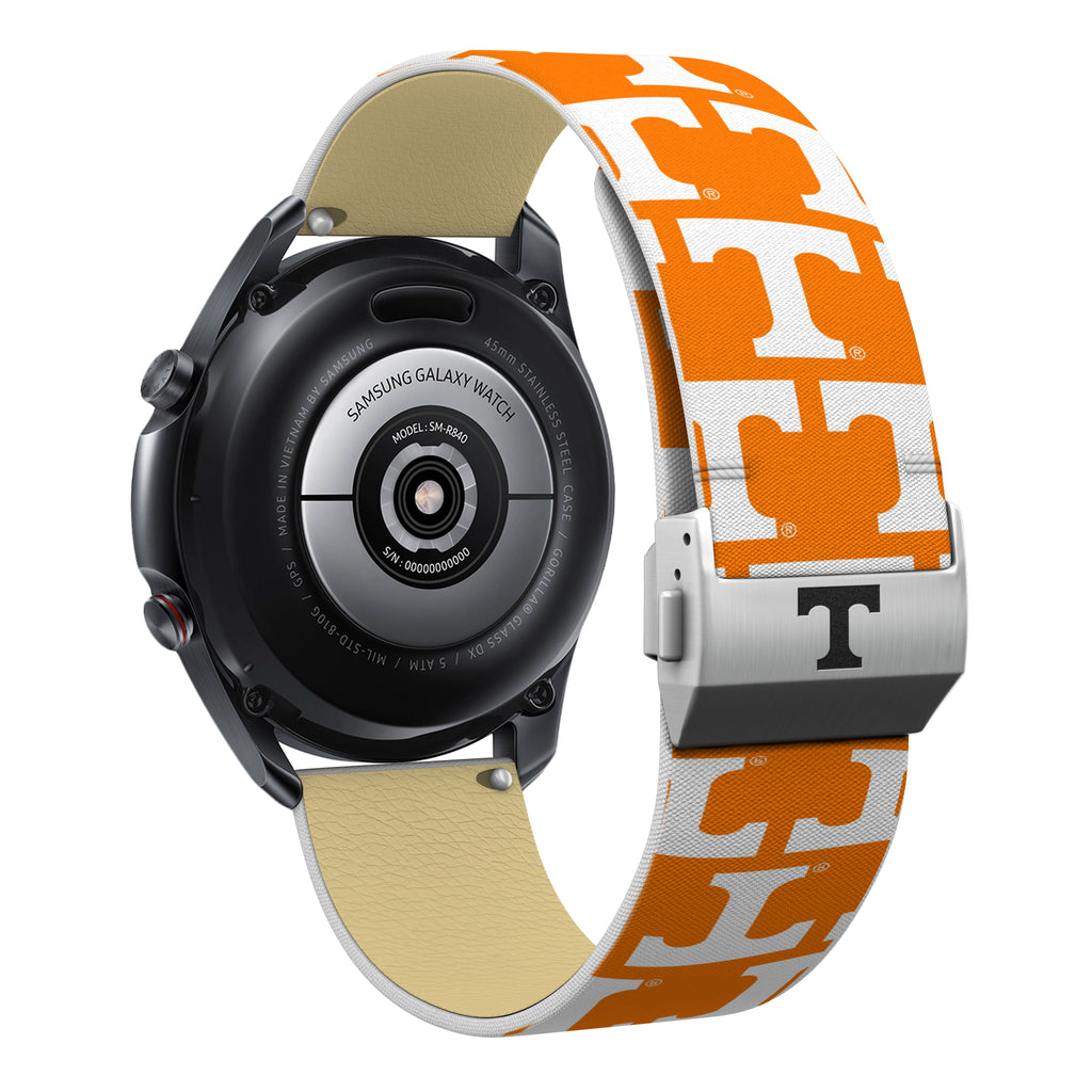 Tennessee Volunteers Full Print Quick Change Watch Band With Engraved Buckle - AffinityBands