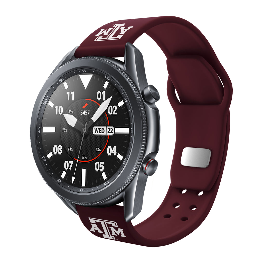 Texas A&M Aggies Quick Change Silicone Watchband - AffinityBands