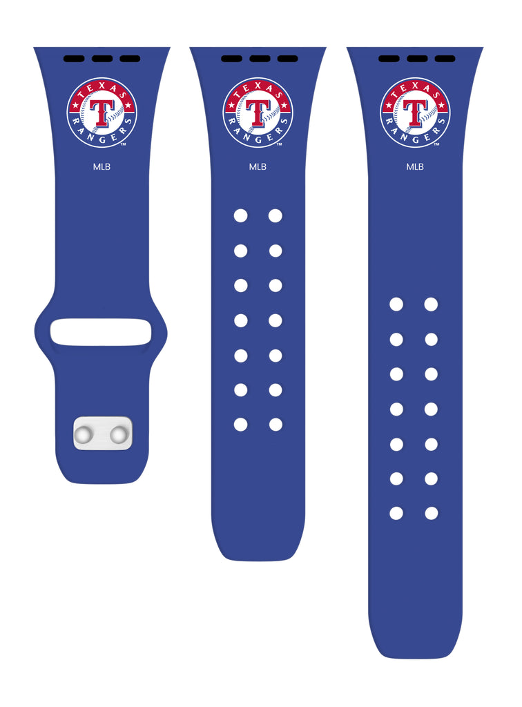 Texas Rangers Silicone Apple Watch Band - Affinity Bands