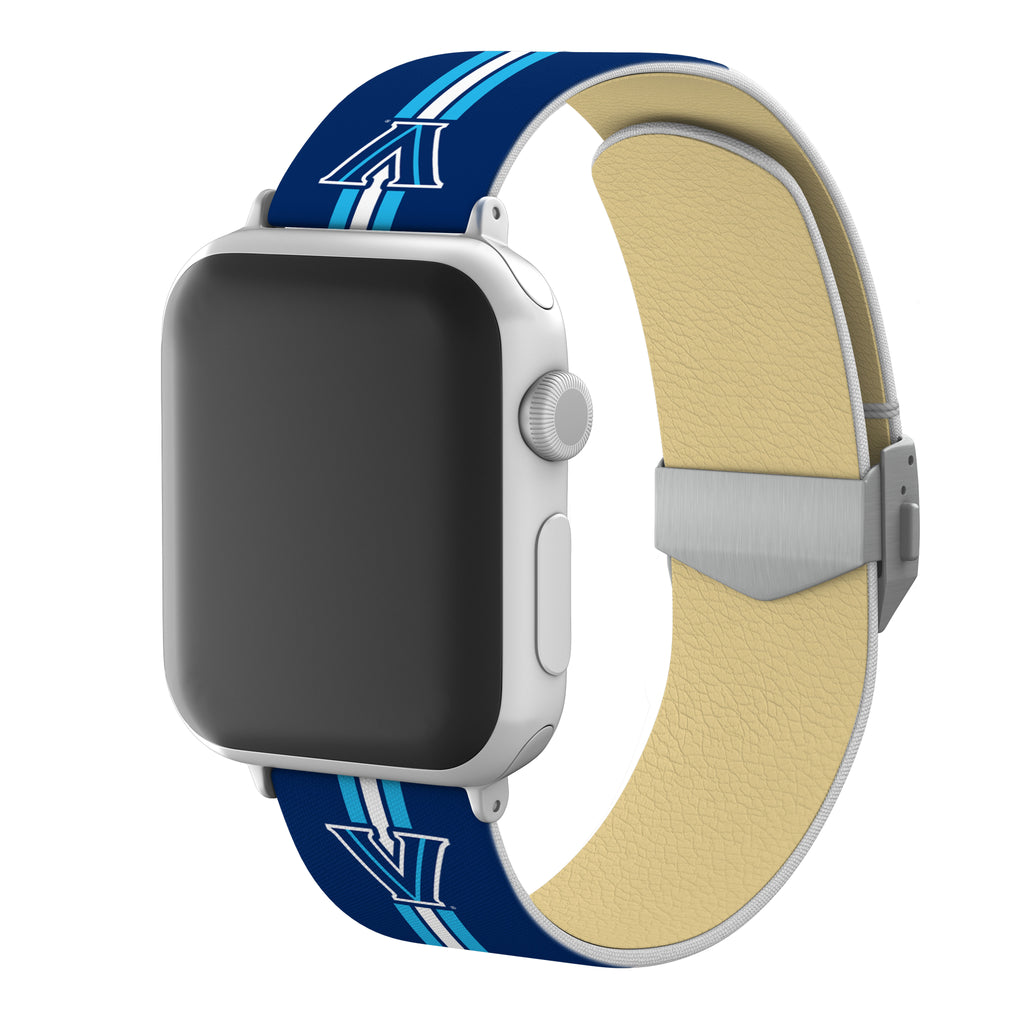 Villanova Wildcats Full Print Watch Band With Engraved Buckle - AffinityBands