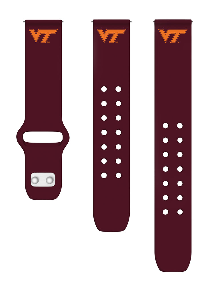 Virginia Tech Hokies Quick Change Silicone Watchband - AffinityBands
