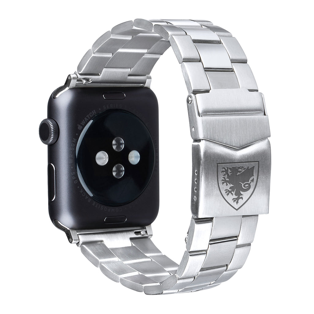 Wales National Team Stainless Steel Link Style Apple Watch Band - Affinity Bands