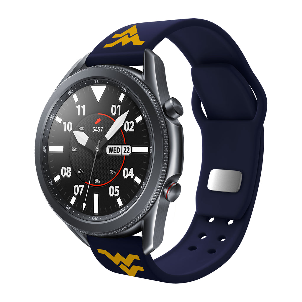 West Virginia Mountaineers Quick Change Silicone Watchband - AffinityBands