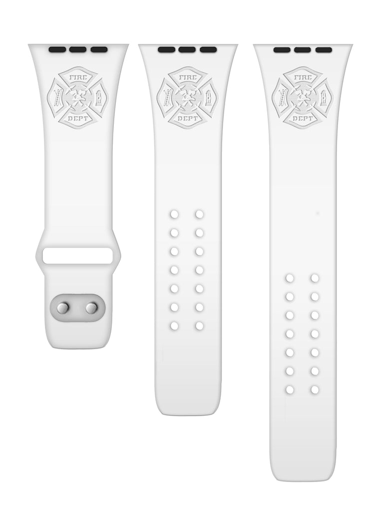 Firefighter Apple Watch Band Engraved Style - AffinityBands