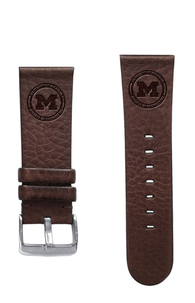 Michigan College of Engineering Leather Apple Watch Band - AffinityBands